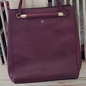 ANTONIO MELANI Burgundi Leather Handbag